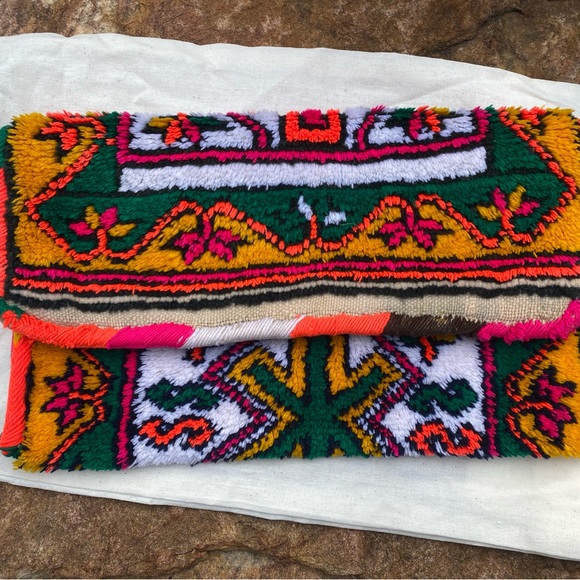 Original one of a kind Authentic SOUKIE MODERN morrocan colorful clutch bag - Picture 6 of 8